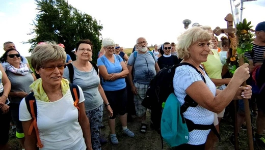 Jasnogórscy pielgrzymi z Żywca AD 2020 na trasie