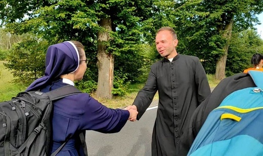 Jasnogórscy pielgrzymi z Żywca AD 2020 na trasie