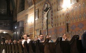 Wieczorne powitanie pielgrzymów 409. Pieszej Pielgrzymki Żywieckiej w Żywcu - 2020