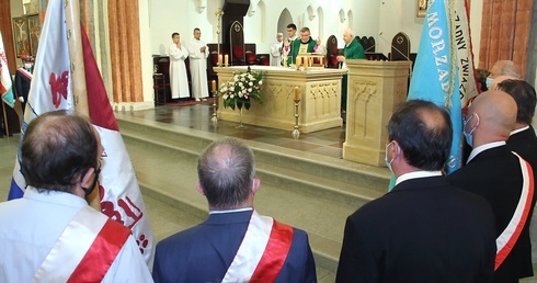 Msza św. w Koszalinie w 40. rocznicę powstania NSZZ Solidarność