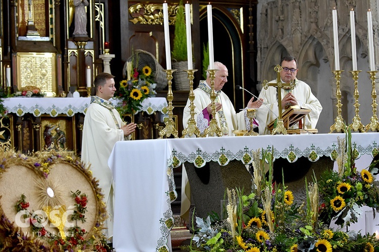 Strzegom. Dożynki gminne z biskupem seniorem