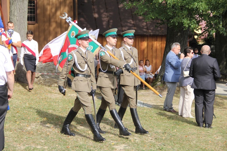 Just. Odsłonięcie tablicy upamiętniającej por. Janinę Lewandowską