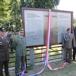 Ujście Jezuickie. Tablica poległych Chorwatów