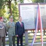 Ujście Jezuickie. Tablica poległych Chorwatów