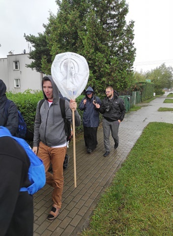 Pielgrzymka kleryków na Jasną Górę - dzień 1