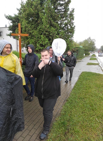 Pielgrzymka kleryków na Jasną Górę - dzień 1