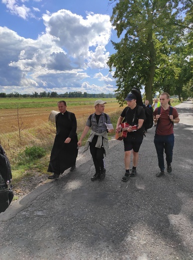 Pielgrzymka kleryków na Jasną Górę - dzień 3
