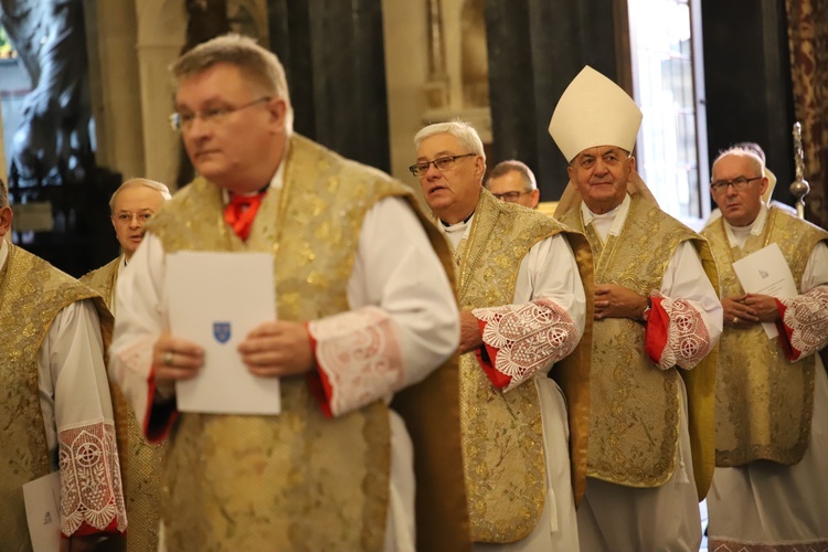 Instalacja ks. Marka Wrężela do grona kanoników wawelskich