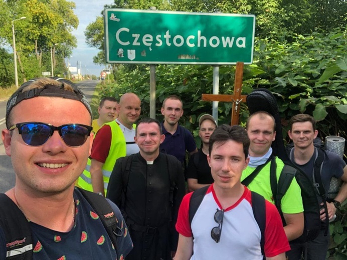 Pielgrzymka kleryków na Jasną Górę - dzień 6