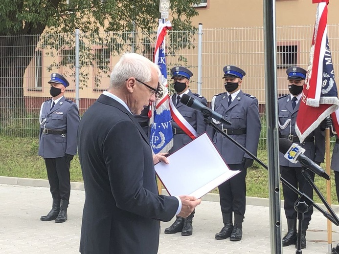 Poświęcenie Komisariatu Policji w Szczawnie-Zdroju