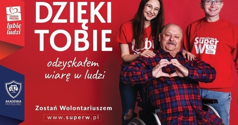 Plakat. Zostań wolontariuszem