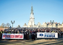 Liczna reprezentacja archidiecezji gdańskiej na spotkaniu w 2017 roku.