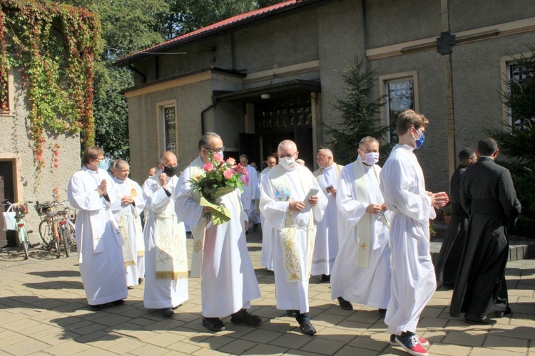 Śluby zakonne u kamilianów w Taciszowie  