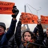 Demonstracja zwolenników dalszego ułatwienia aborcji we Francji.