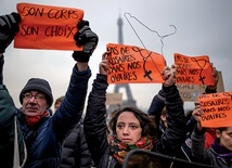 Demonstracja zwolenników dalszego ułatwienia aborcji we Francji.