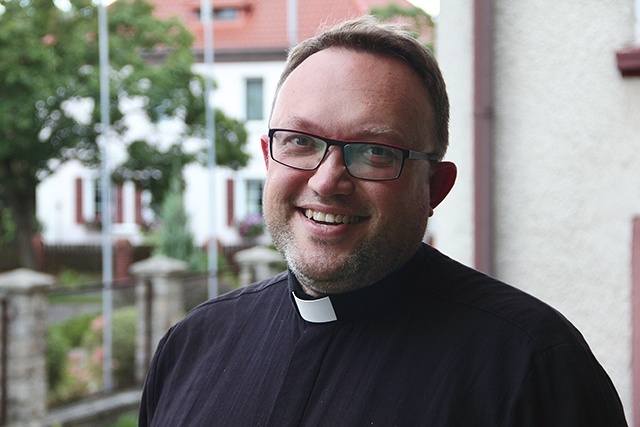 Ks. R. Stankiewicz na co dzień jest wikariuszem w parafii pw. NSPJ w Gorzowie Wlkp.