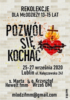 Pozwól się kochać! Rekolekcje dla młodzieży