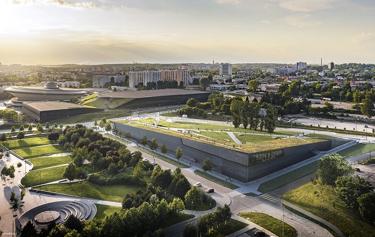 Parking wielopoziomowy w Strefie Kultury - wizualizacje