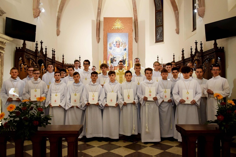 Błogosławieństwo ceremoniarzy w Bobowej