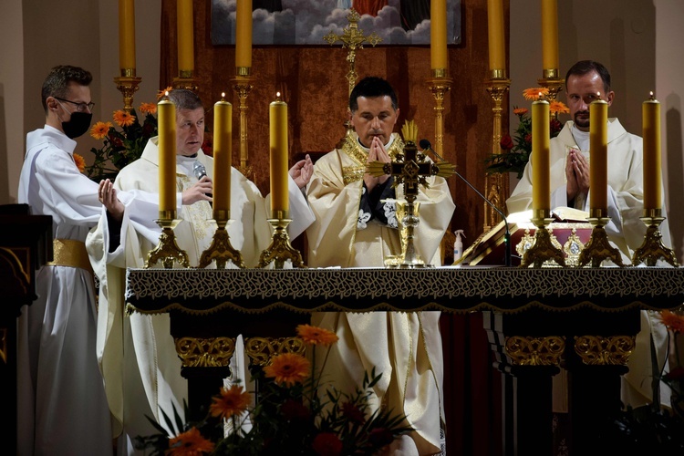 Błogosławieństwo ceremoniarzy w Bobowej