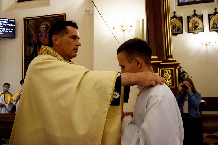 Błogosławieństwo ceremoniarzy w Bobowej