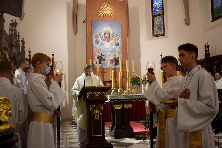 Błogosławieństwo ceremoniarzy w Bobowej