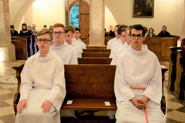 Błogosławieństwo ceremoniarzy w Bobowej