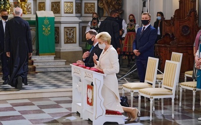 Msza św. w kościele rozpoczęła Dożynki Prezydenckie