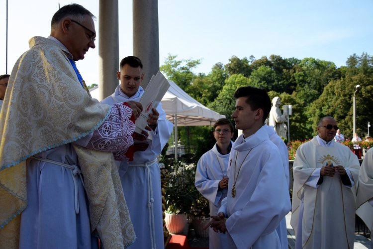 Błogosławieństwo ceremoniarzy w Limanowej