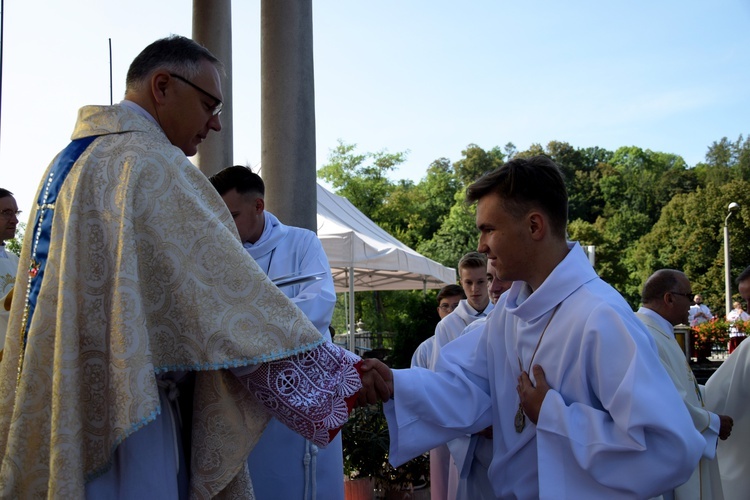 Błogosławieństwo ceremoniarzy w Limanowej