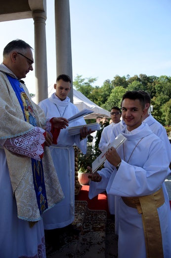 Błogosławieństwo ceremoniarzy w Limanowej