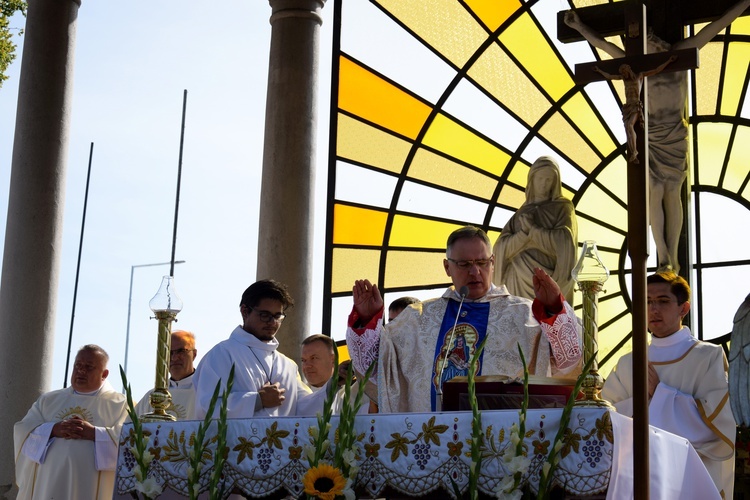 Błogosławieństwo ceremoniarzy w Limanowej