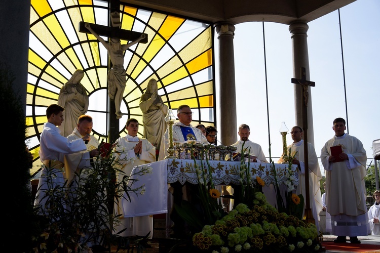 Błogosławieństwo ceremoniarzy w Limanowej