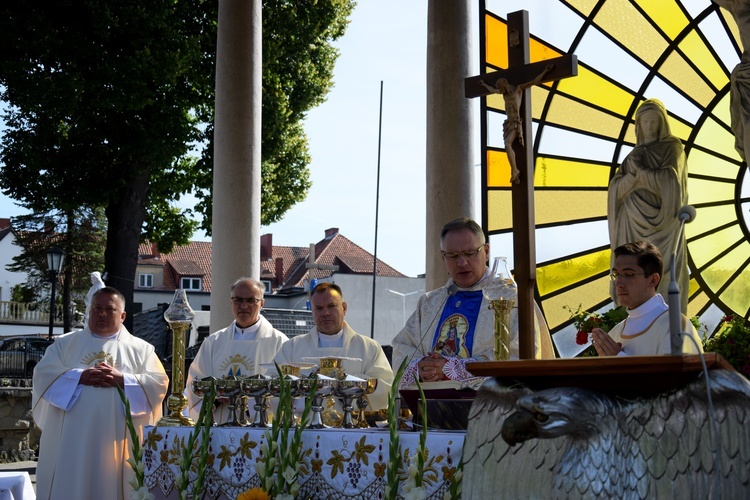 Błogosławieństwo ceremoniarzy w Limanowej