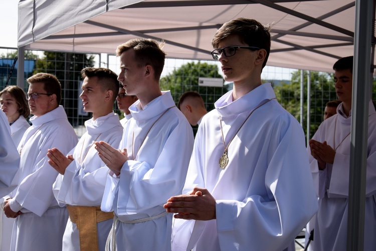 Błogosławieństwo ceremoniarzy w Limanowej