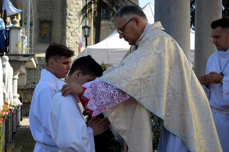 Błogosławieństwo ceremoniarzy w Limanowej