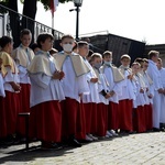 Błogosławieństwo ceremoniarzy w Limanowej