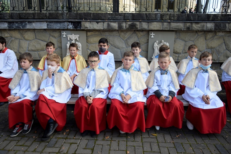 Błogosławieństwo ceremoniarzy w Limanowej