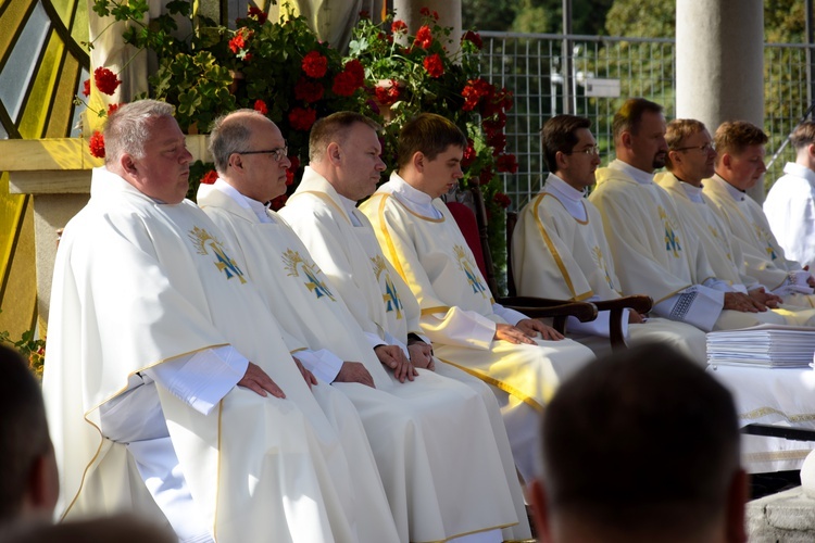 Błogosławieństwo ceremoniarzy w Limanowej