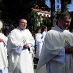 Błogosławieństwo ceremoniarzy w Limanowej