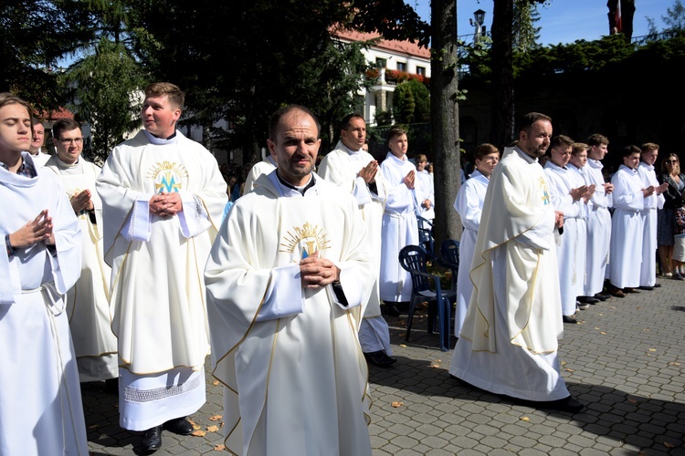 Błogosławieństwo ceremoniarzy w Limanowej