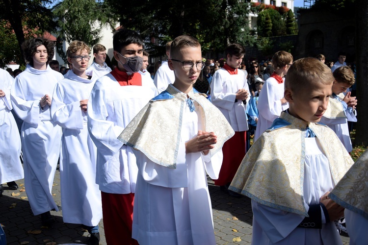 Błogosławieństwo ceremoniarzy w Limanowej