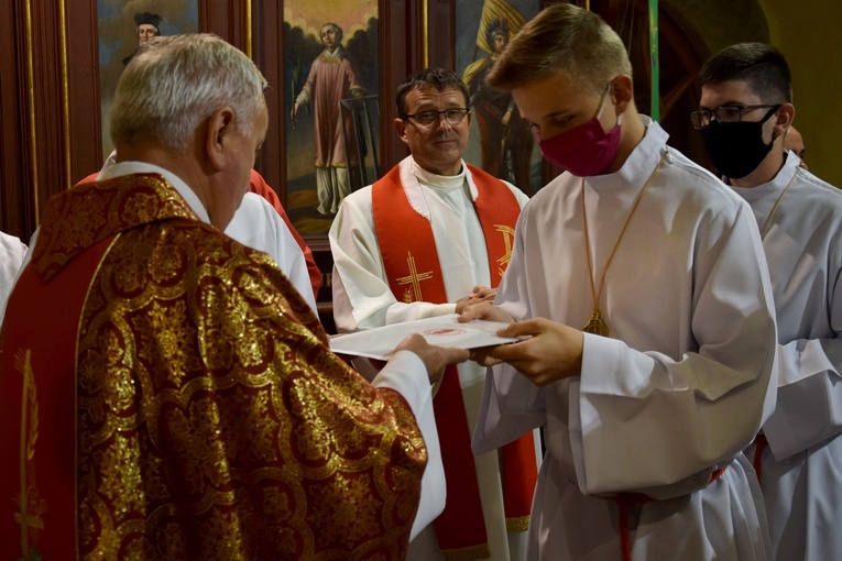 Stary Sącz. Błogosławieństwo ceremoniarzy