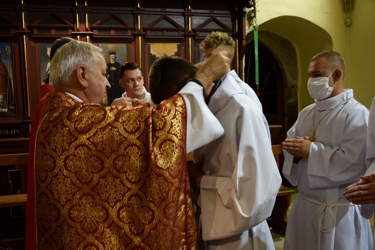 Stary Sącz. Błogosławieństwo ceremoniarzy