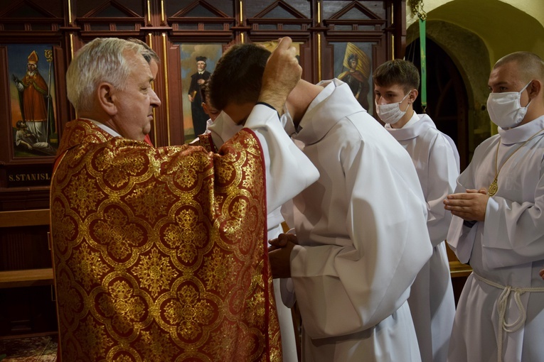 Stary Sącz. Błogosławieństwo ceremoniarzy