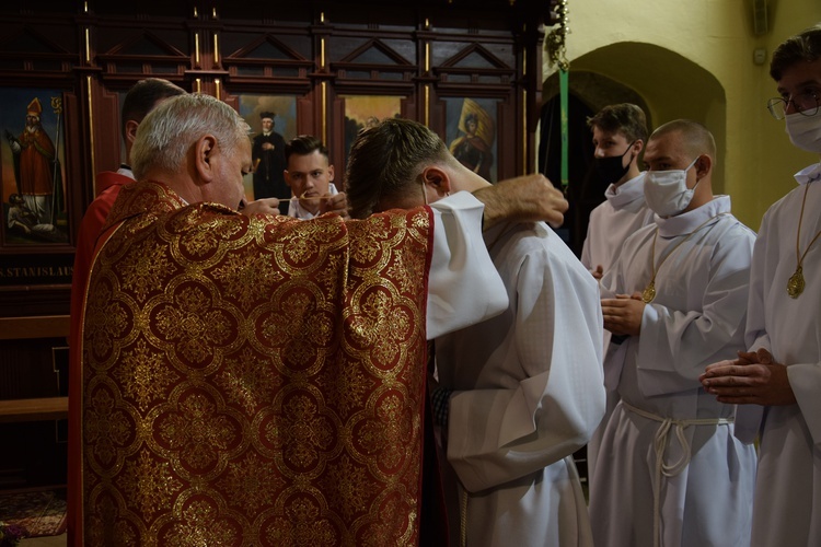 Stary Sącz. Błogosławieństwo ceremoniarzy