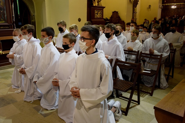 Stary Sącz. Błogosławieństwo ceremoniarzy