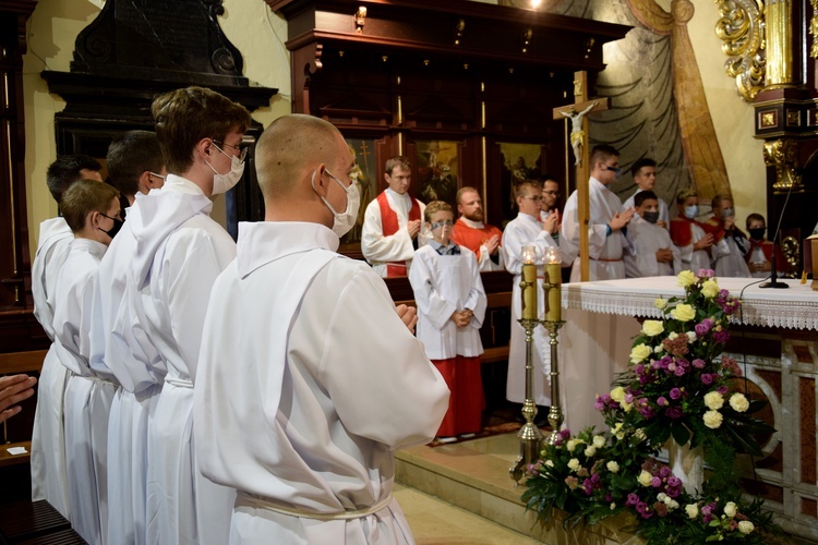 Stary Sącz. Błogosławieństwo ceremoniarzy