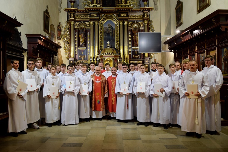 Stary Sącz. Błogosławieństwo ceremoniarzy