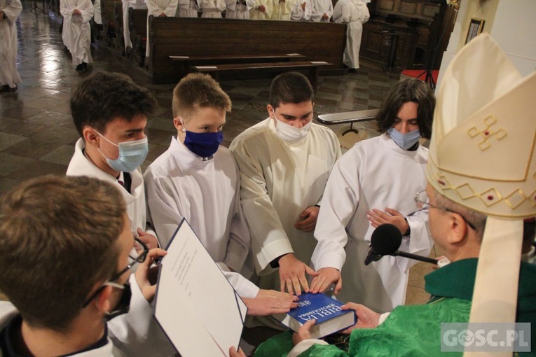 41 ministrantów w Rokitnie otrzymało błogosławieństwo do posługi lektora